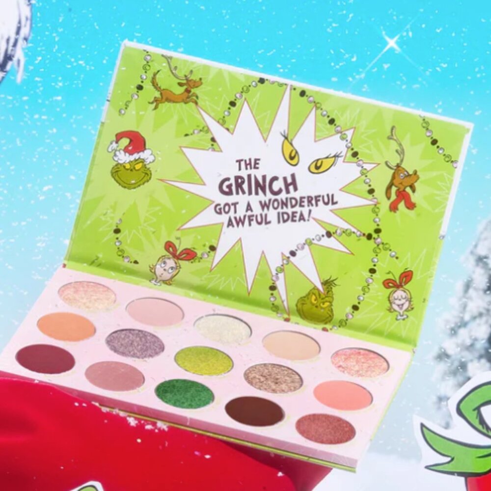 Colourpop How the Grinch Stole Christmas Eyeshadow Palette